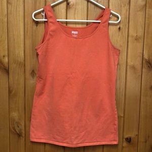 Duluth Trading Women's No-Yank Tank Coral Large